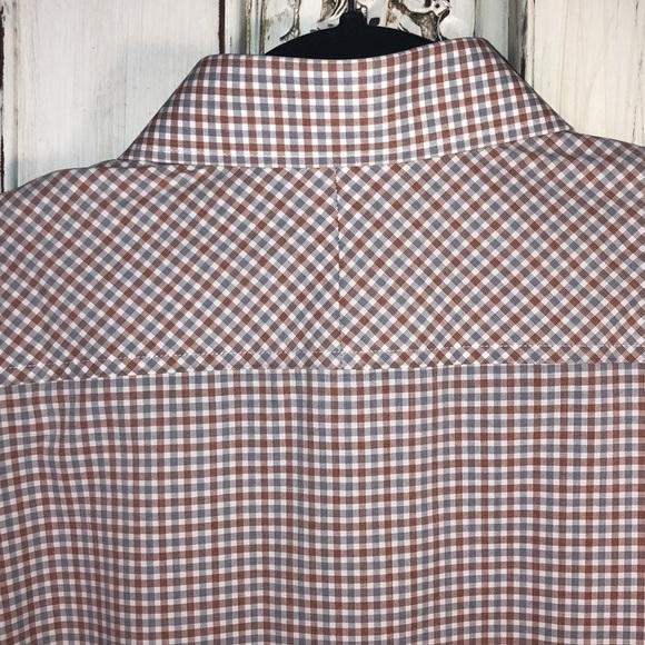 Men’s Joseph Abboud  Plaid Button Down Long Sleeve Dress Shirt Size 16 34/35 - Picture 7 of 9